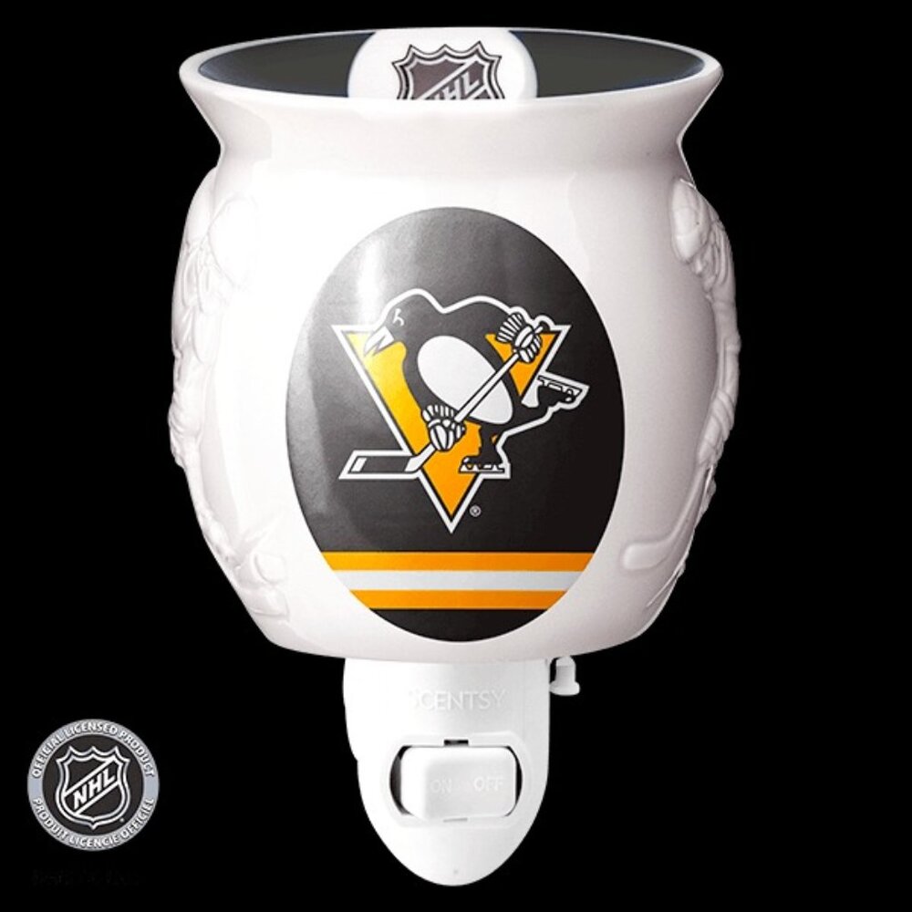 Pittsburgh Penguins officially licensed NHL® Collection – Scentsy Mini Warmer. - Picture 1 of 7